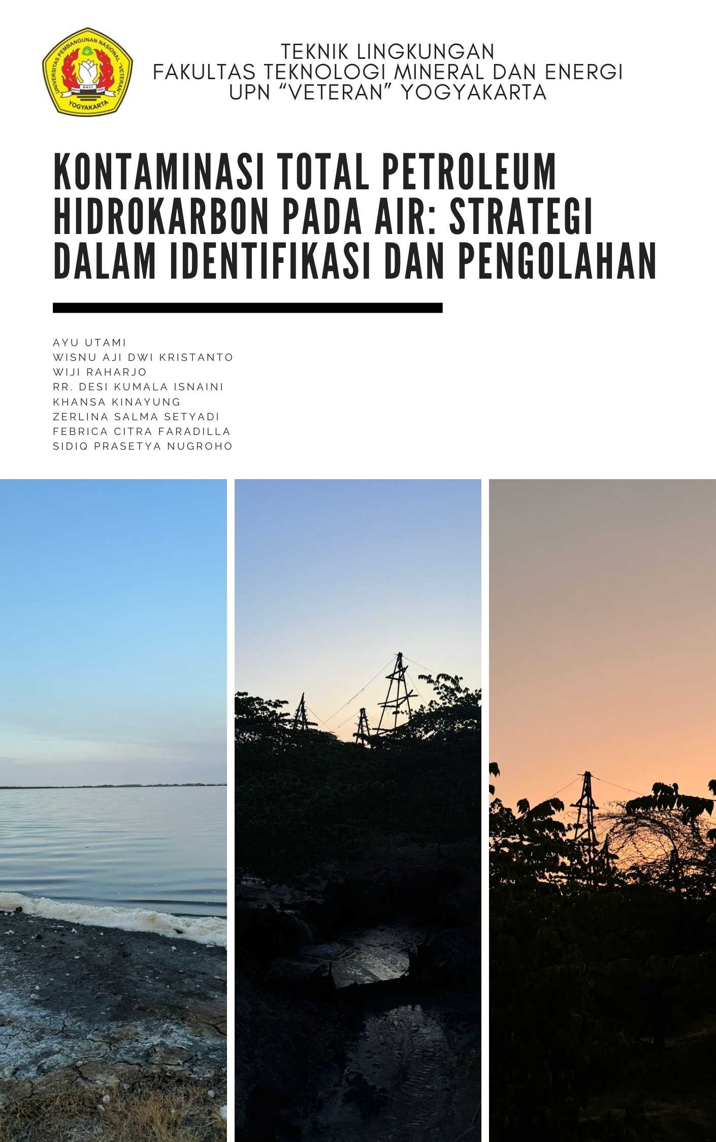 Cover Buku Kontaminasi Total Petroleum Hidrokarbon pada Air: Strategi dalam Identifikasi dan Pengolahan